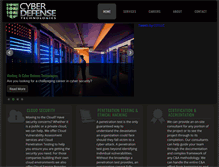 Tablet Screenshot of cyberdefensetechnologies.com